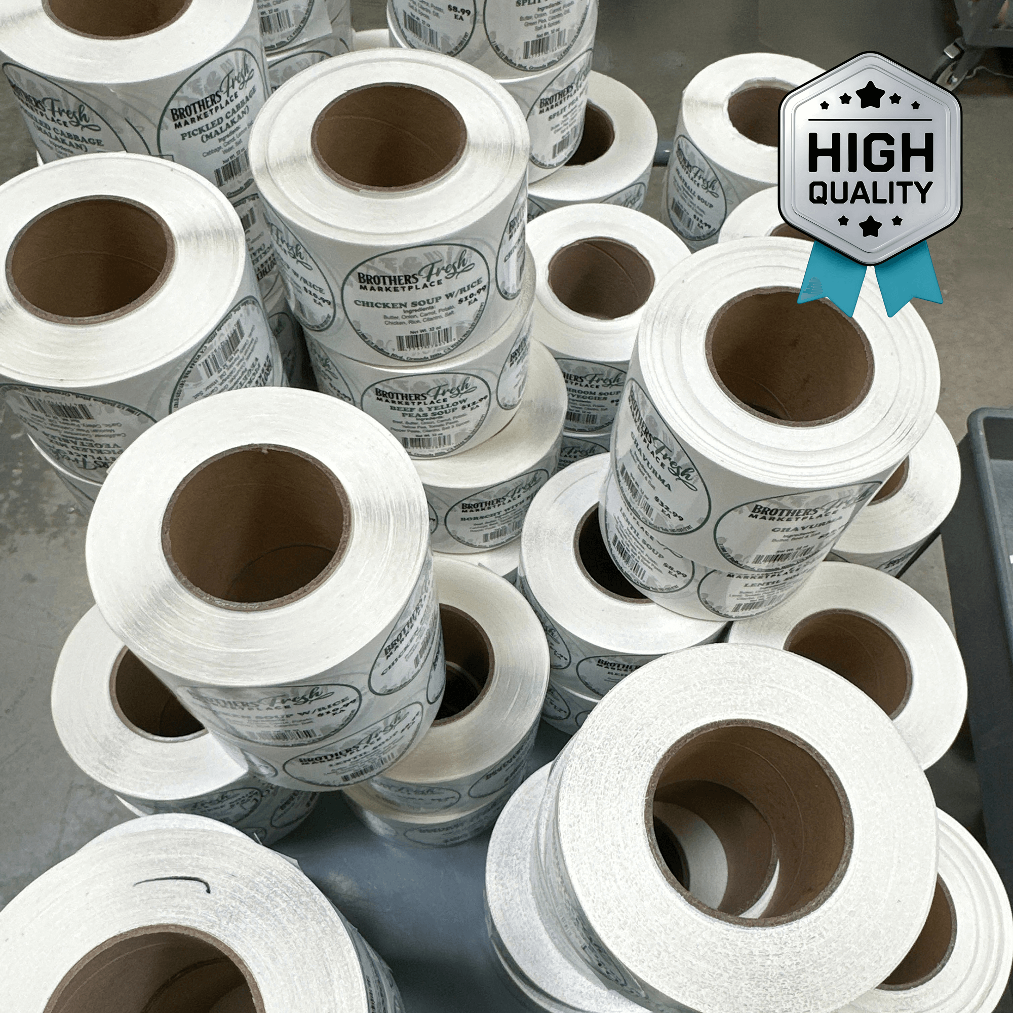 label rolls