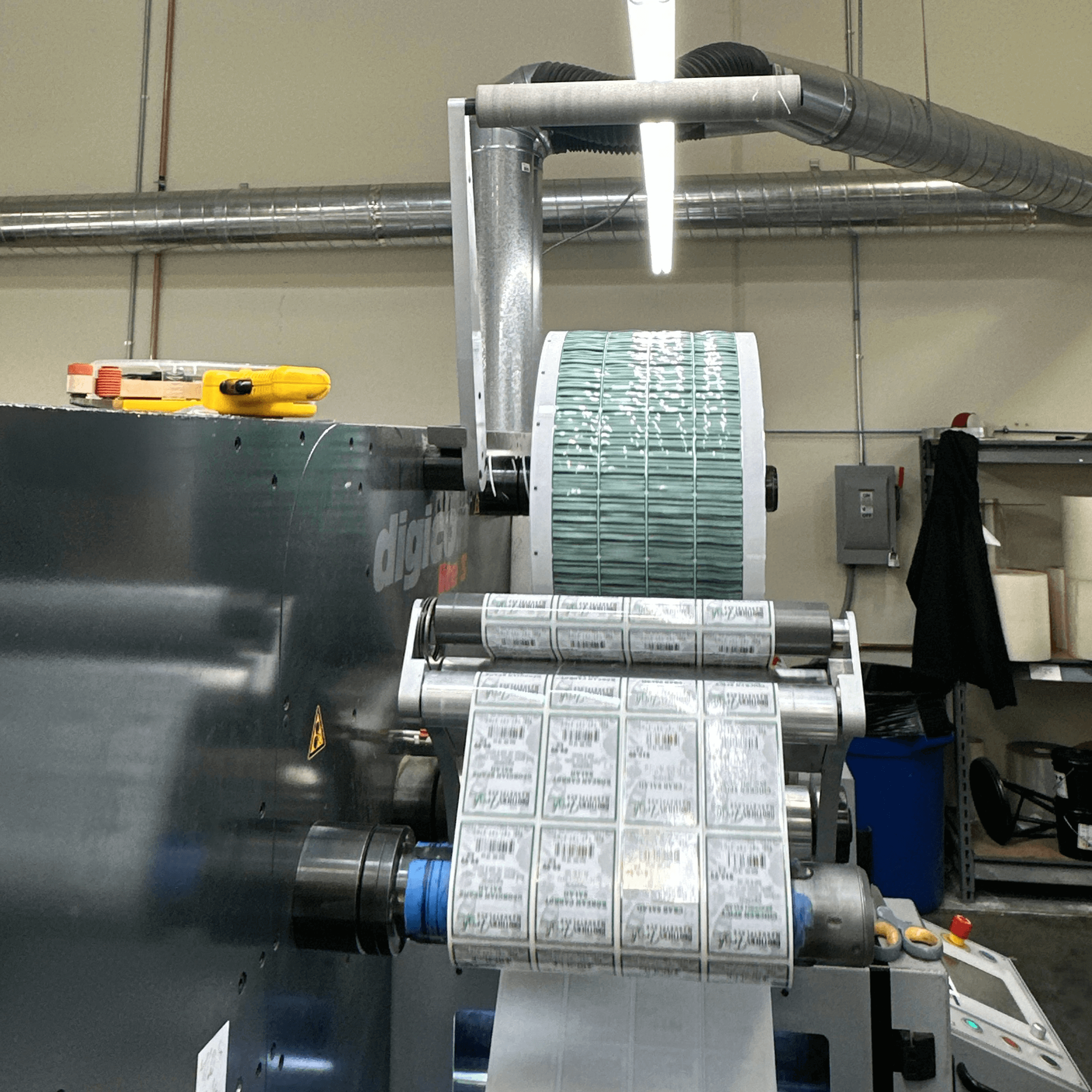 label printing process