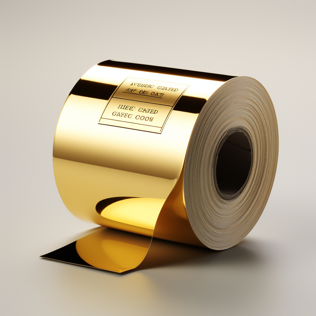Bright Gold Metalized Paper