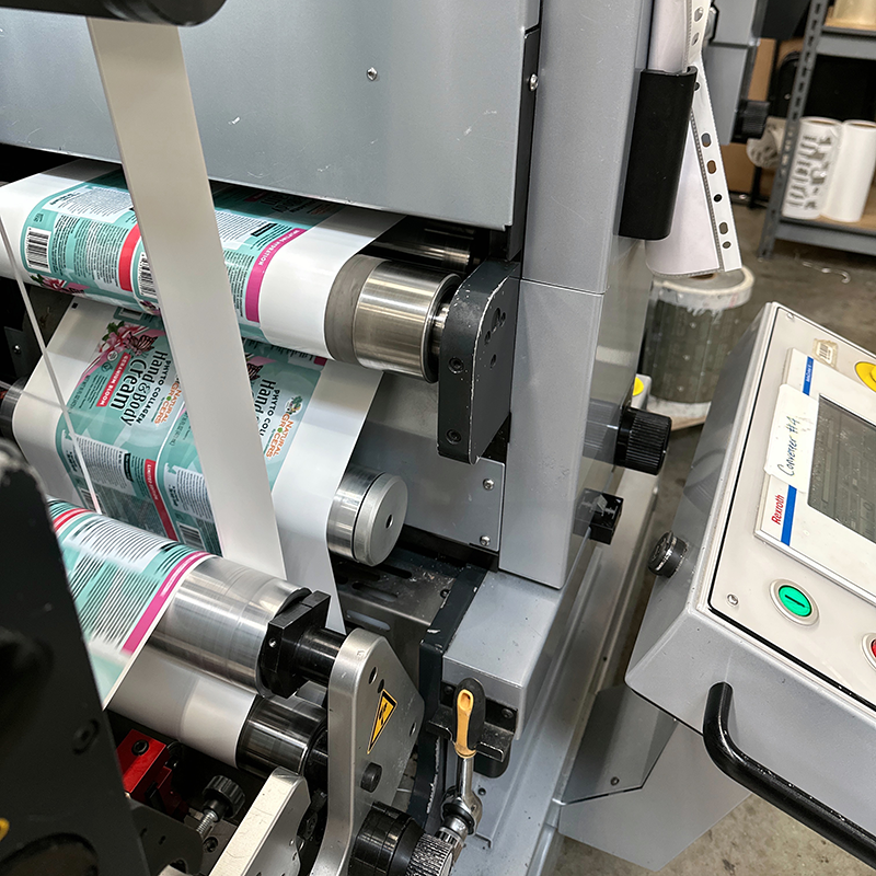 label printing process