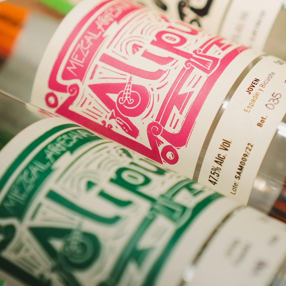 bottles with custom edition packaging